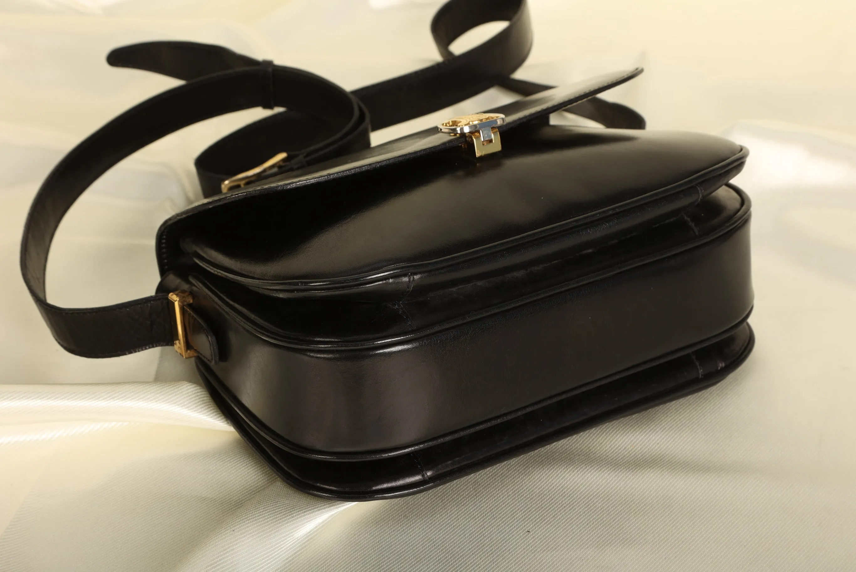 Celine Triomphe Boxcalf Shoulder Bag