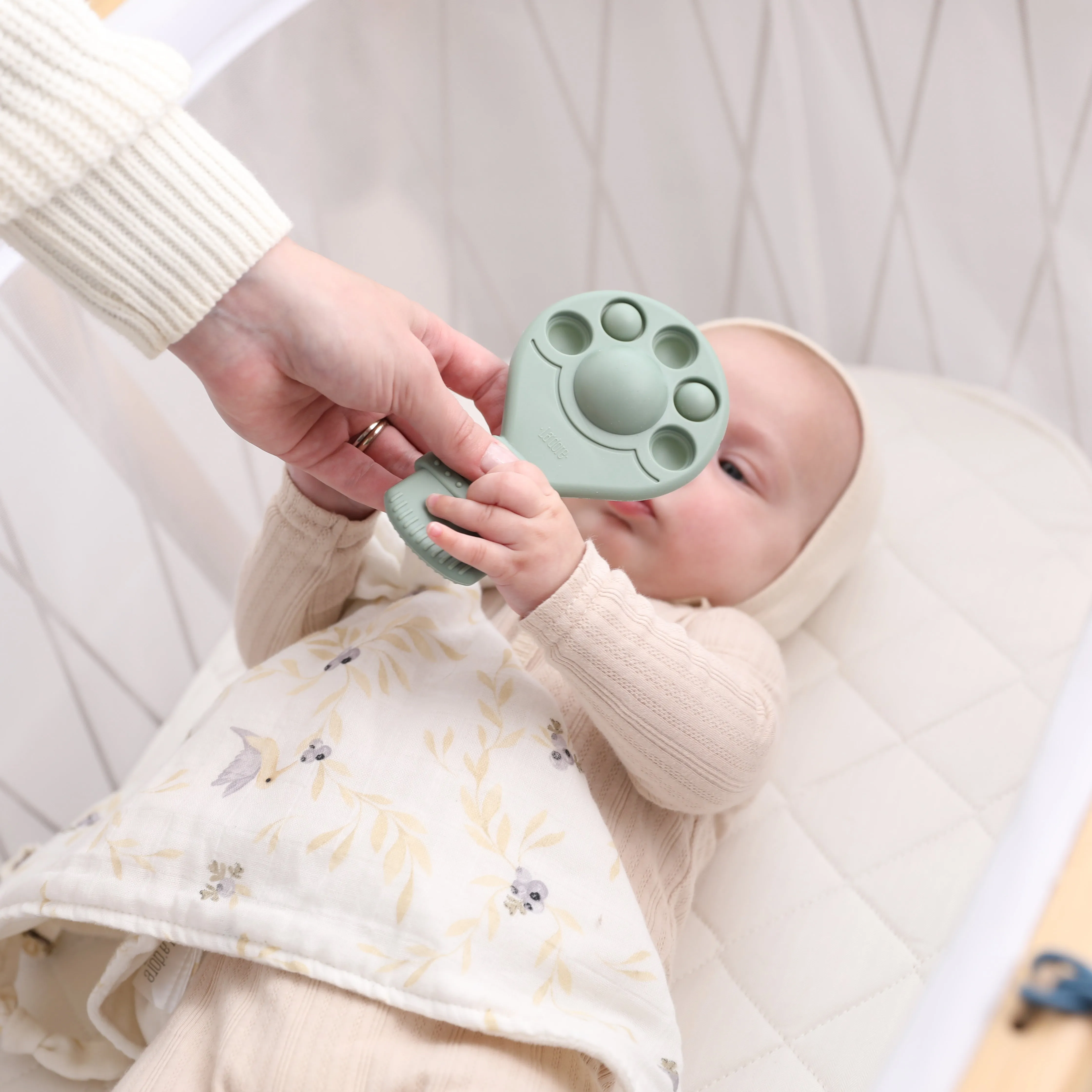 Sage Pop-it Hot Air Balloon Teether Toy