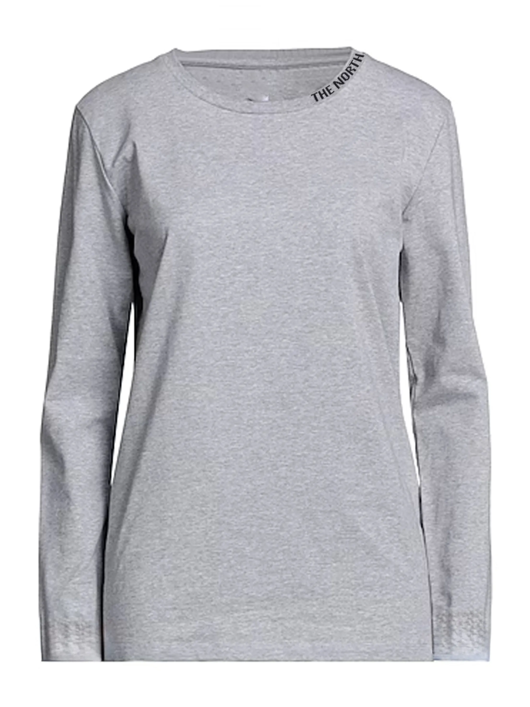 Women's Brand Logo Printed Top,Grey